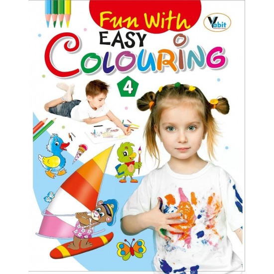 كراسة تلوين للاطفال ايزي 4 متعة التلوين الذكي ورق فاخر 16 Easy coloring VI-049